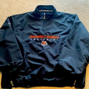 Cincinnati Bengals pullover jacket large